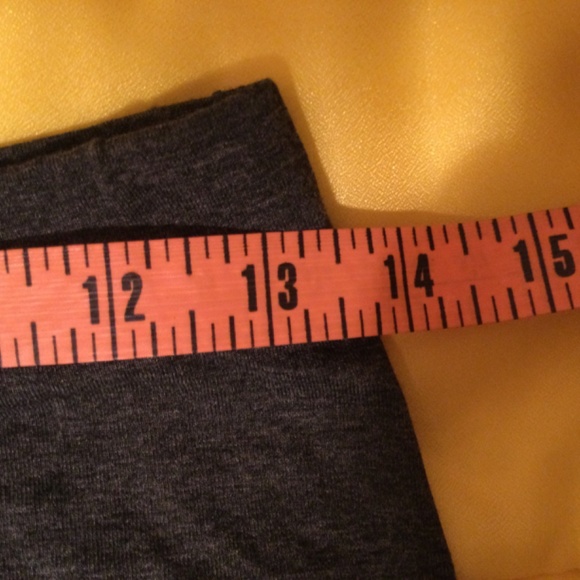 ⭐️🍎 Long Heather Grey Skirt with side slit by Mossimo - Picture 9 of 13